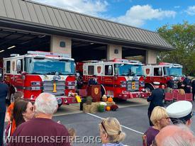 Garden Spot Fire Rescue housed matching triplet engines Saturday. 