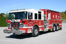 The new Engine 33-5, 2021 Pierce Enforcer pumper-tanker (HBFC photo)